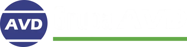 Logotyp Grupa AVD Białe